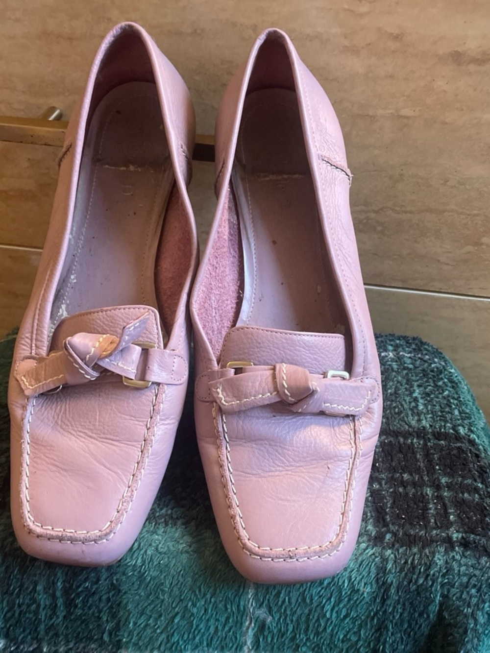 Pink Loafers